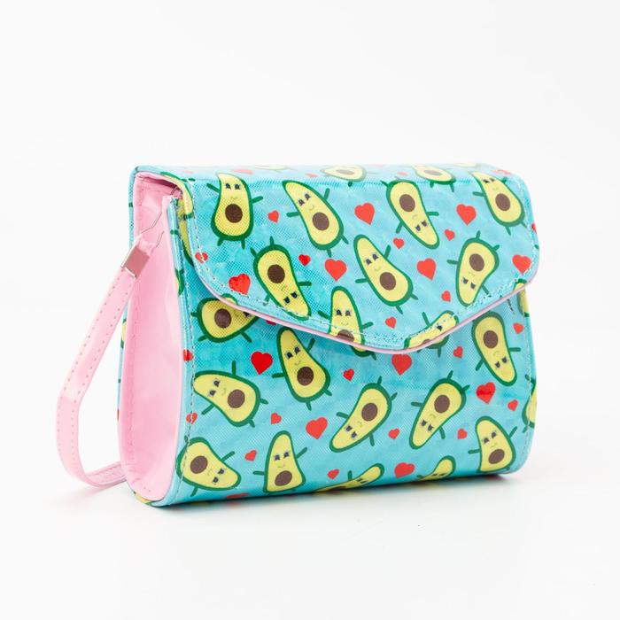 Сумка детская на клапане, цвет голубой
Сумка детская на клапане, цвет голубой