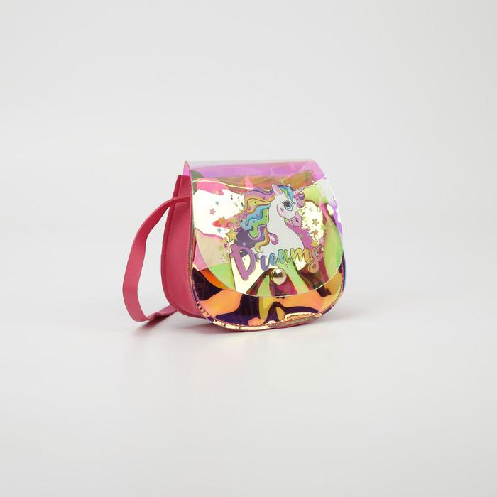 Сумка детская на клапане, цвет малиновый
Сумка детская на клапане, цвет малиновый