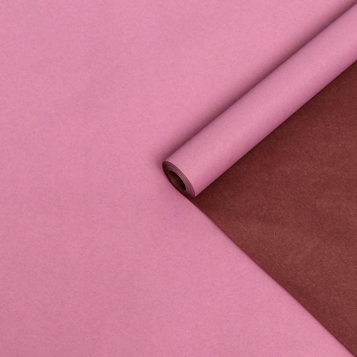 Бумага крафт, двусторонняя, бордовый-темно-розовый, 0,55 х 10 м
Бумага крафт, двусторонняя, бордовый-темно-розовый, 0,55 х 10 м
