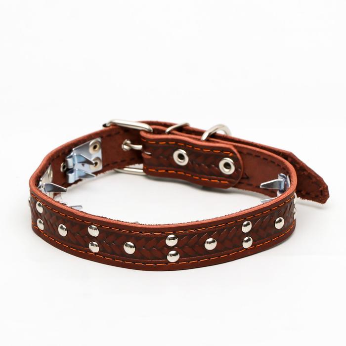 Ошейник кожаный строгий,64 х 3 см 
Ошейник кожаный строгий,64 х 3 см