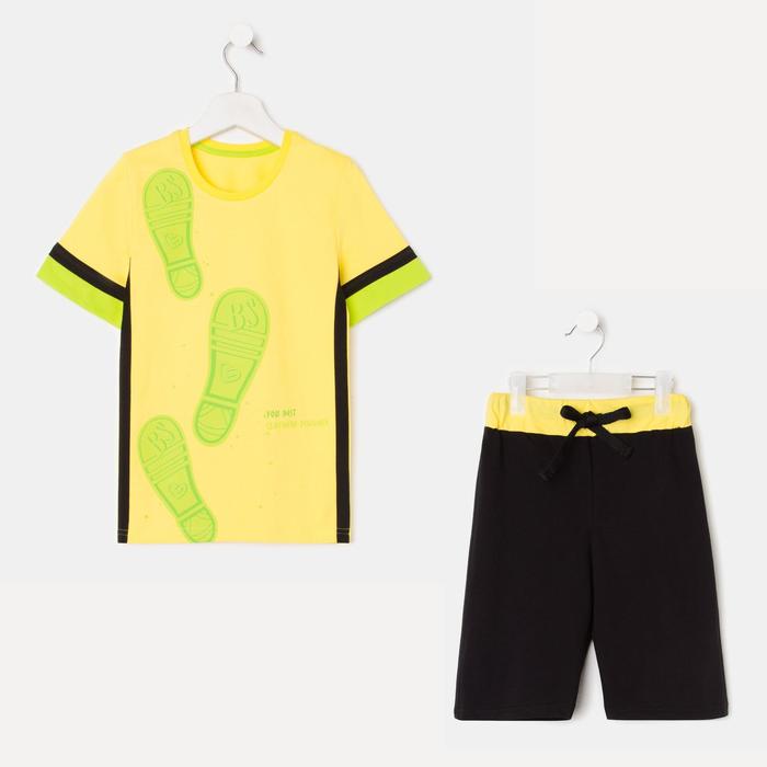 Комплект для мальчика, цвет чёрный/жёлтый, рост 140 см
Комплект для мальчика, цвет чёрный/жёлтый, рост 140 см