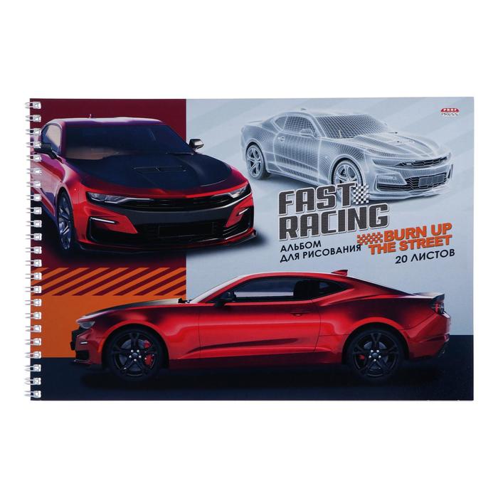 Альбом для рисования А4, 20 листов на гребне "Красная машина", бумажная обложка, блок 100 г/м2
Альбом для рисования А4, 20 листов на гребне "Красная машина", бумажная обложка, блок 100 г/м2
