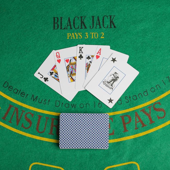 Карты игральные бумажные 56 шт, 314 гр/см2, 6.5х1.8х9 см
Карты игральные бумажные 56 шт, 314 гр/см2, 6.5х1.8х9 см