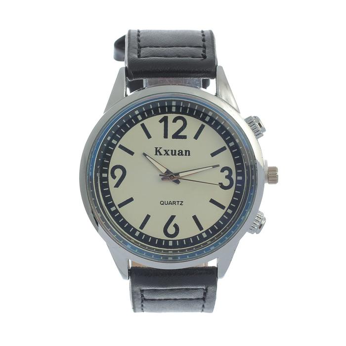 Часы наручные мужские Kxuan, d=5 см, ремешок экокожа 25 см
Часы наручные мужские Kxuan, d=5 см, ремешок экокожа 25 см