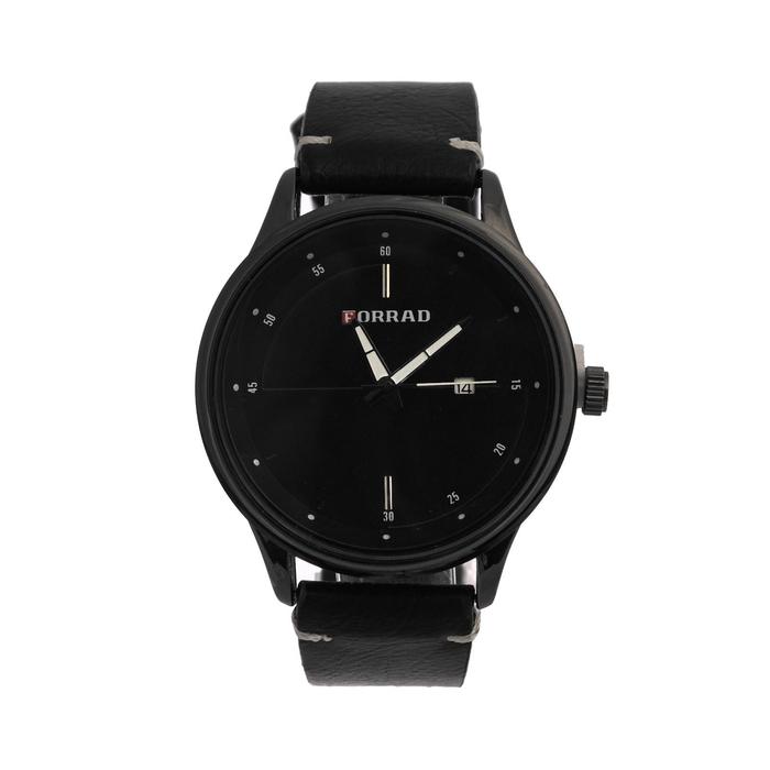 Часы наручные мужские FORRAD, d=5 см, ремешок экокожа 26.5 см, с календарём
Часы наручные мужские FORRAD, d=5 см, ремешок экокожа 26.5 см, с календарём