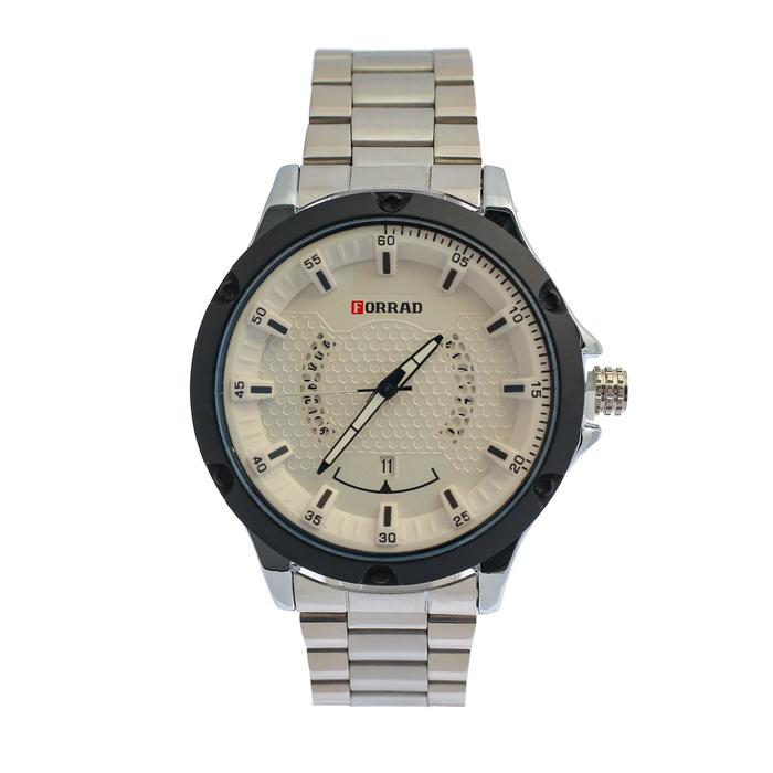 Часы наручные мужские FORRAD, d=5 см, металлический ремешок, с календарём
Часы наручные мужские FORRAD, d=5 см, металлический ремешок, с календарём