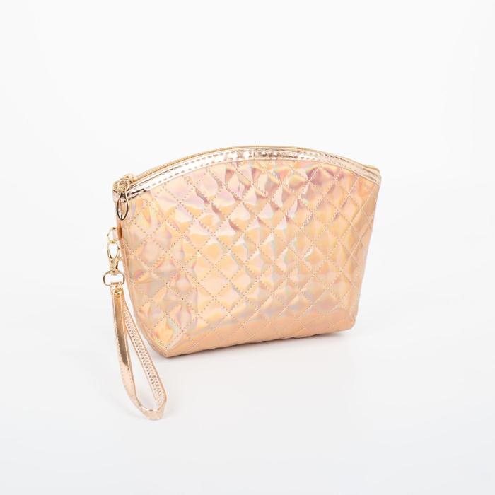 Косметичка на молнии, с ручкой, цвет бежевый
Косметичка на молнии, с ручкой, цвет бежевый