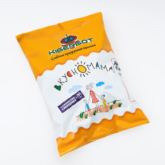 Кукурузные палочки «Кибербот-Сюрприз», 65 г
Кукурузные палочки «Кибербот-Сюрприз», 65 г