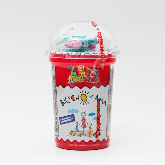 фото Кукурузные шарики в темной глазури "пониstar", 30 г