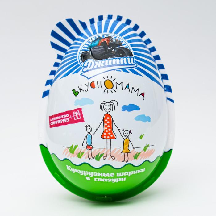 фото Кукурузные шарики в глазури "джиппи", 30 г