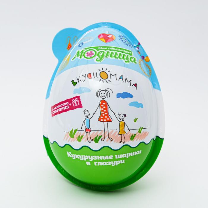 Кукурузные шарики в глазури «Модница», 30 г
Кукурузные шарики в глазури «Модница», 30 г