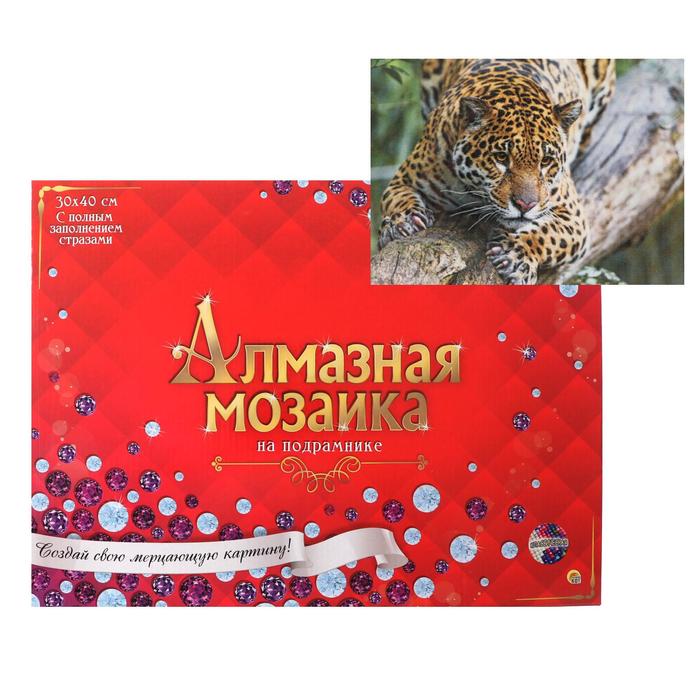 Алмазная мозаика 30х40 см, с полным заполнением, 30 цв. «Леопард на дереве»
Алмазная мозаика 30х40 см, с полным заполнением, 30 цв. «Леопард на дереве»