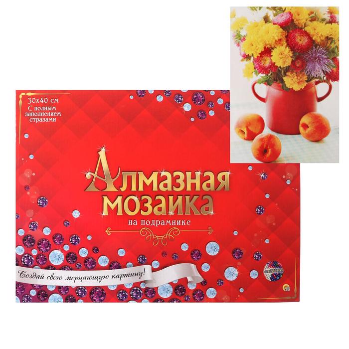 Алмазная мозаика 30×40 см, полное заполнение, 30 цв «Домашние цветы и свежие персики»
Алмазная мозаика 30×40 см, полное заполнение, 30 цв «Домашние цветы и свежие персики»