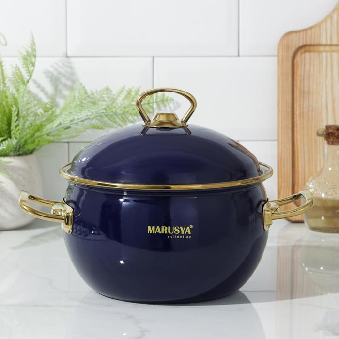 Кастрюля сферическая PREMIUM, 3 л, d=18 см, цвет синий
Кастрюля сферическая PREMIUM, 3 л, d=18 см, цвет синий