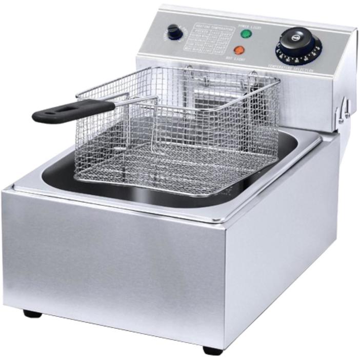 Фритюрница VIATTO EF-8L, 2800 Вт, 8 л, 1 котёл, регулировка температуры, серебристая
Фритюрница VIATTO EF-8L, 2800 Вт, 8 л, 1 котёл, регулировка температуры, серебристая