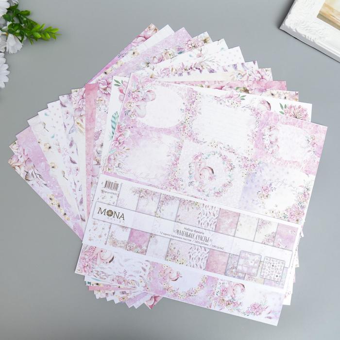 Набор бумаги для скрапбукинга "Маленькое счастье" 12 листов, 30,5х30,5 см 
Набор бумаги для скрапбукинга "Маленькое счастье" 12 листов, 30,5х30,5 см