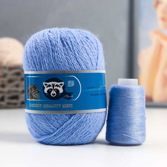 Пряжа "Mink wool" 90% пух норки,10% полиамид 350м/50гр + нитки (825/1 гиацинт)
Пряжа "Mink wool" 90% пух норки,10% полиамид 350м/50гр + нитки (825/1 гиацинт)