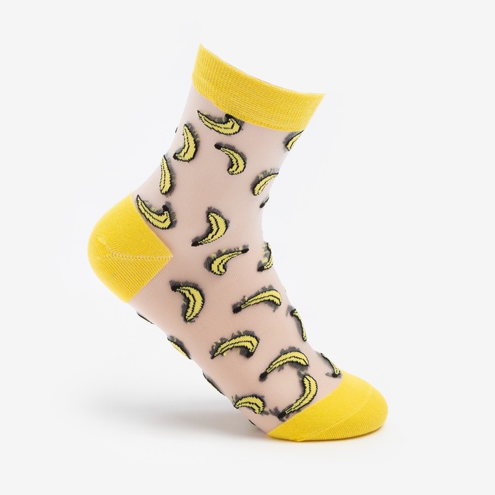 Носки женские «Бананы», цвет жёлтый, размер 23-25
Носки женские «Бананы», цвет жёлтый, размер 23-25