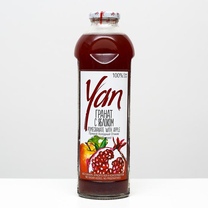 Гранатово-яблочный сокYAN прямого холодного отжима, 930 мл
Гранатово-яблочный сокYAN прямого холодного отжима, 930 мл