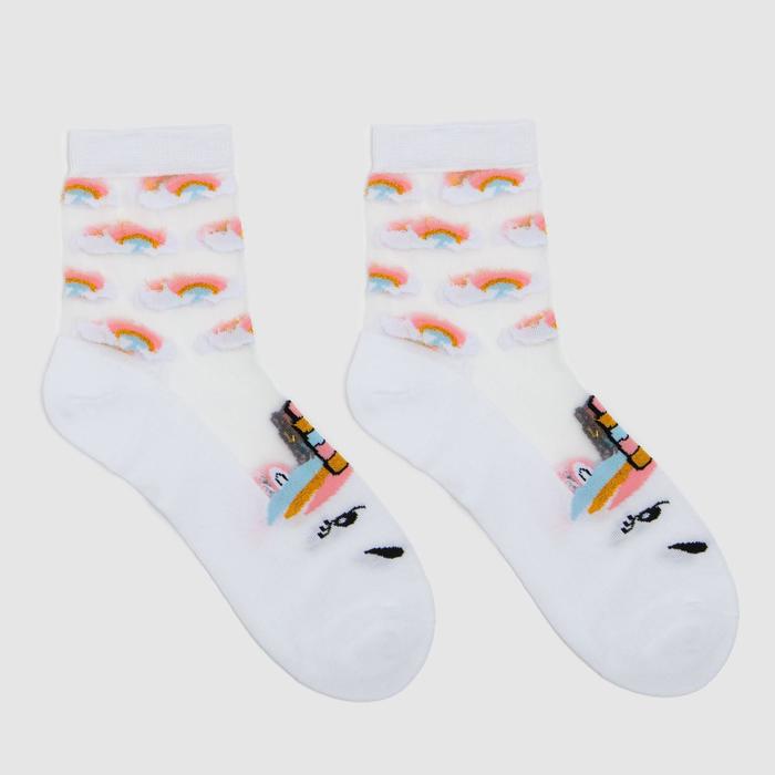 Носки женские "Единорог", цвет белый, размер 36-40
Носки женские "Единорог", цвет белый, размер 36-40