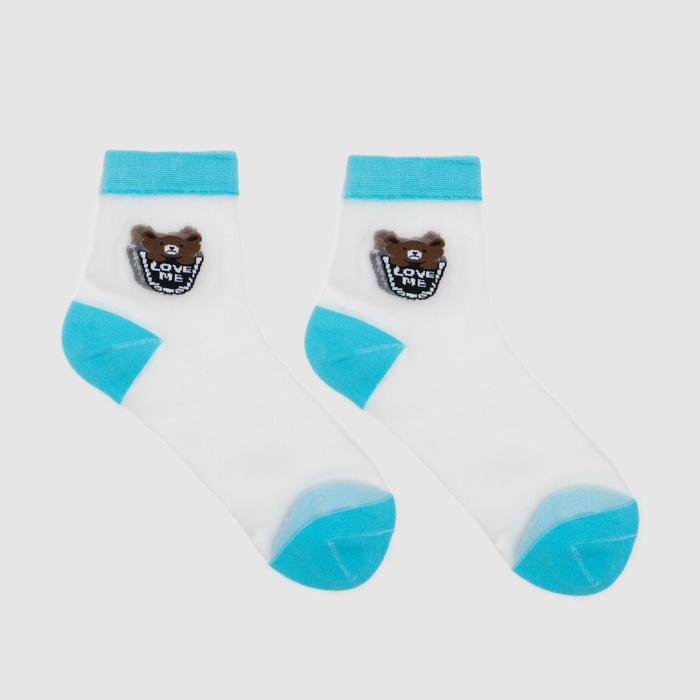 Носки женские стеклянные нжст2020-05 "Мишка Love me" цвет голубой, р-р 36-40
Носки женские стеклянные нжст2020-05 "Мишка Love me" цвет голубой, р-р 36-40