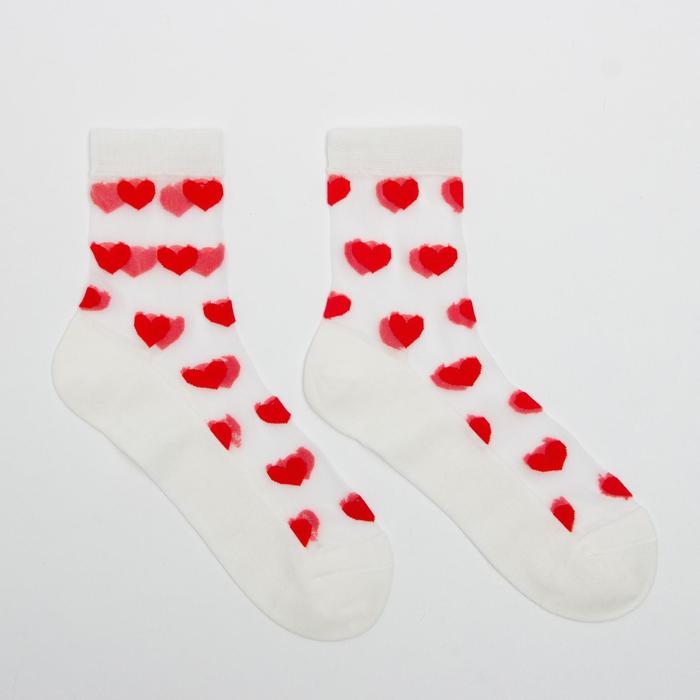Носки женские стеклянные нжст2032-2 "Крупные красные сердца" цвет белый, р-р 36-40
Носки женские стеклянные нжст2032-2 "Крупные красные сердца" цвет белый, р-р 36-40