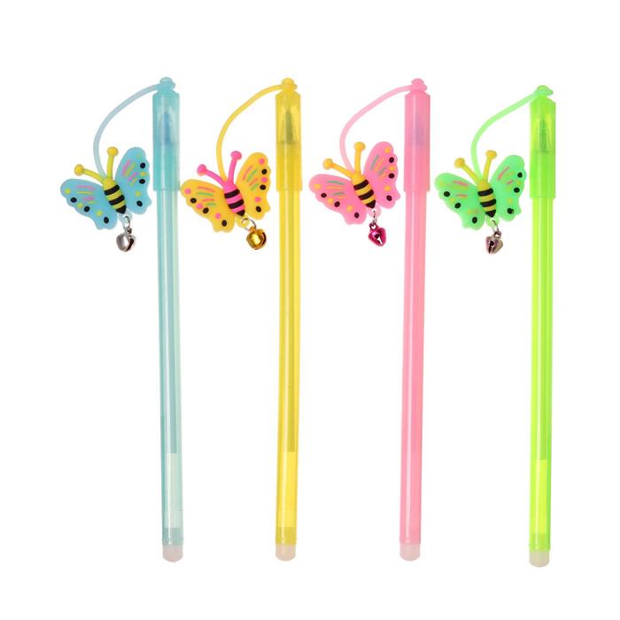 Ручка гелевая-прикол МИКС Бабочка 
Ручка гелевая-прикол МИКС Бабочка