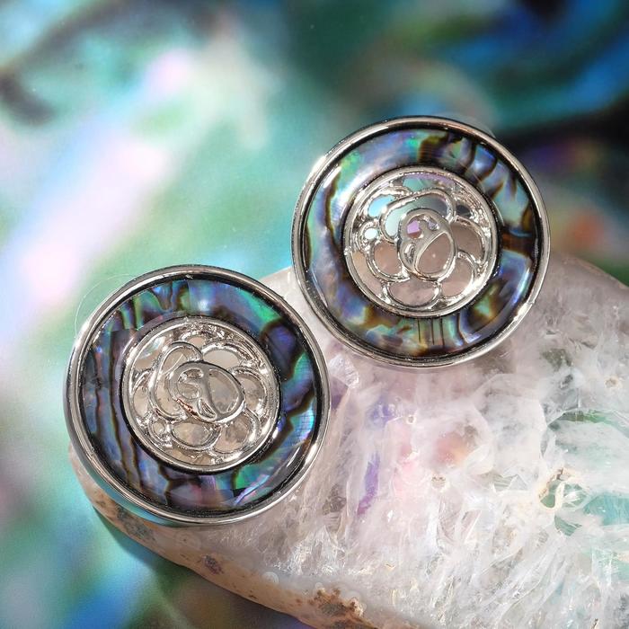 Серьги "Галиотис" цветок в круге
Серьги "Галиотис" цветок в круге