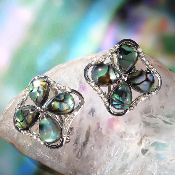 Клипсы "Галиотис" цветок в ромбе
Клипсы "Галиотис" цветок в ромбе