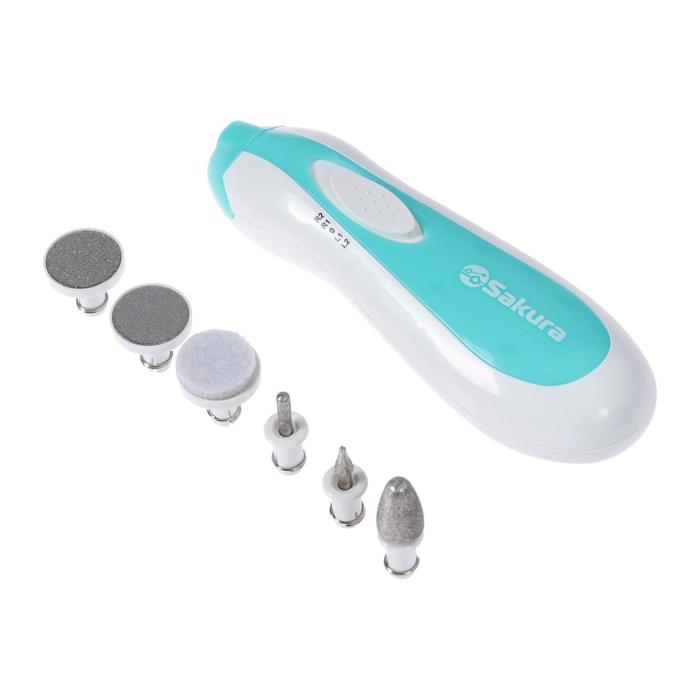 Аппарат для маникюра Sakura SA-5502BL, 6 насадок, голубой
Аппарат для маникюра Sakura SA-5502BL, 6 насадок, голубой