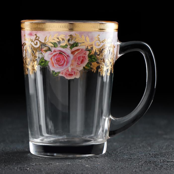 Кружка стеклянная «Роза. Голд», 300 мл
Кружка стеклянная «Роза. Голд», 300 мл