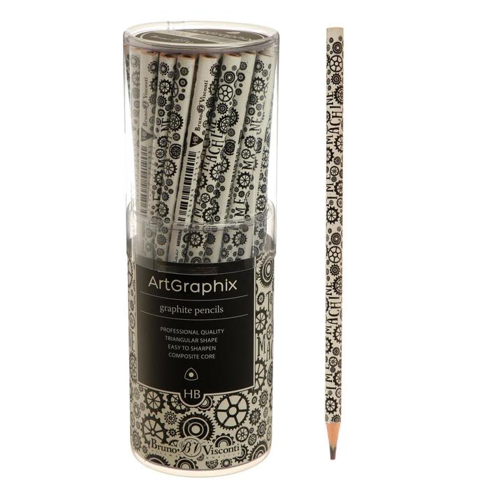 Карандаш чернографитный ArtGraphix Time Machine, НВ, пластиковый корпус
Карандаш чернографитный ArtGraphix Time Machine, НВ, пластиковый корпус