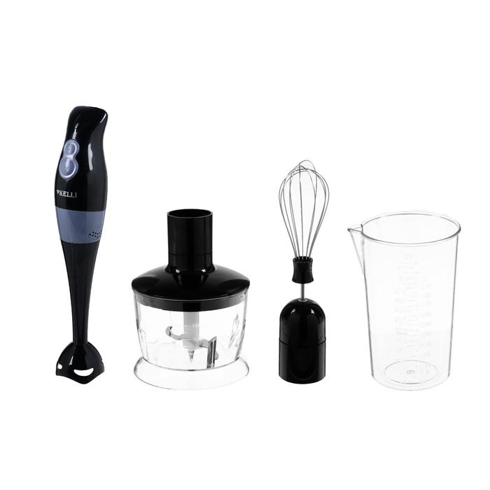 Блендер KELLI KL-5020, погружной, 800 Вт, 0.6 л, 2 скорости, чёрный
Блендер KELLI KL-5020, погружной, 800 Вт, 0.6 л, 2 скорости, чёрный