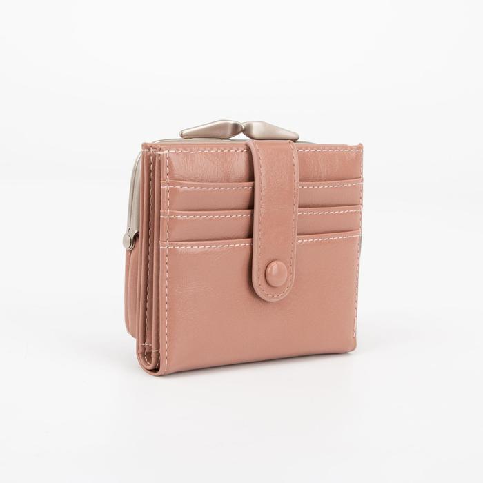 Кошелёк женский, отдел на кнопке, цвет розовый
Кошелёк женский, отдел на кнопке, цвет розовый