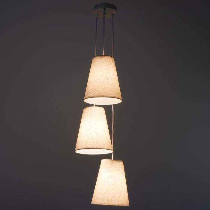 Подвес 3х60Вт Е27 белый 36х36х50см
Подвес 3х60Вт Е27 белый 36х36х50см