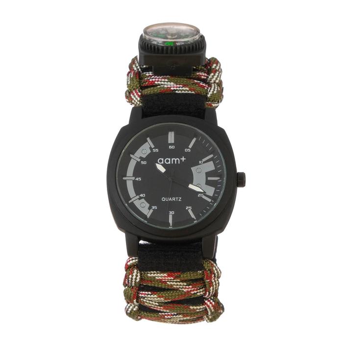 Часы наручные мужские Aam d=4.5 см, ремешок текстиль 25 см, хаки, с компасом
Часы наручные мужские Aam d=4.5 см, ремешок текстиль 25 см, хаки, с компасом