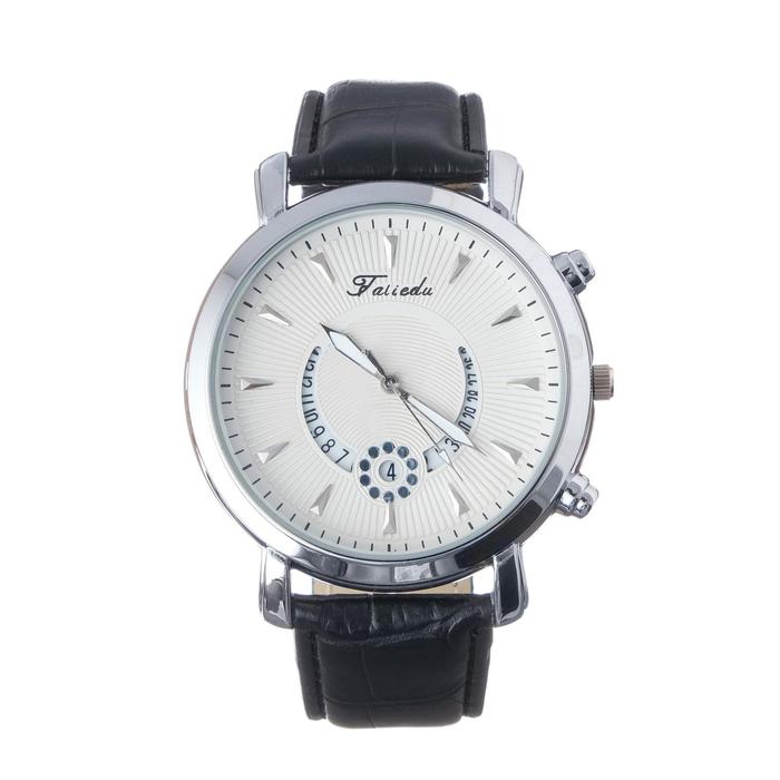 Часы наручные мужские, d-4.8 см, ремешок экокожа 25.5 см, с календарём
Часы наручные мужские, d-4.8 см, ремешок экокожа 25.5 см, с календарём