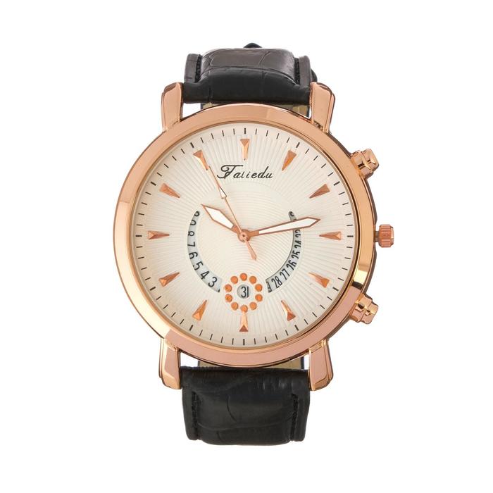 Часы наручные мужские, d=4.8 см, ремешок экокожа 25.5 см, с календарём
Часы наручные мужские, d=4.8 см, ремешок экокожа 25.5 см, с календарём