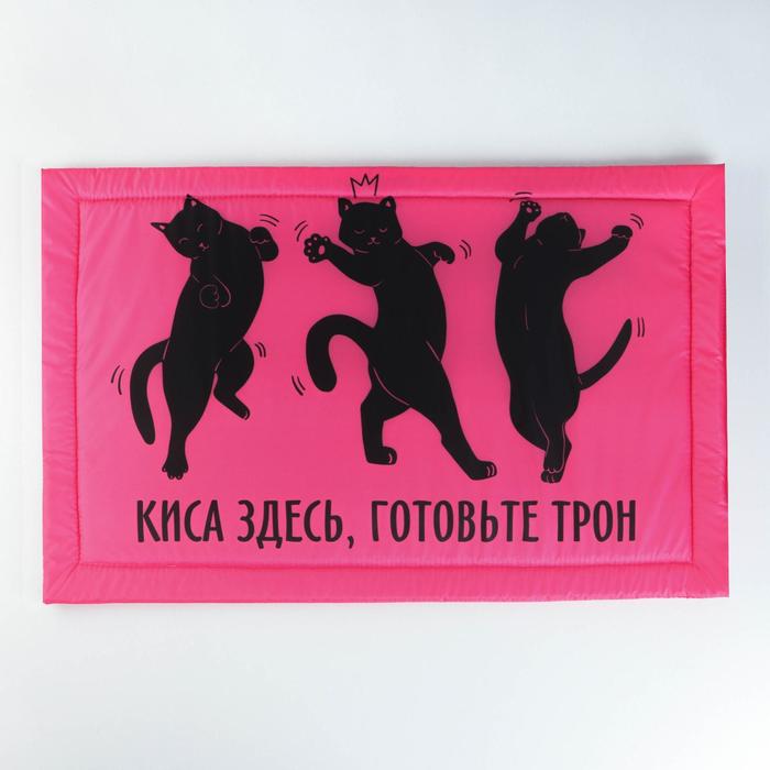 Коврик для животных 60х40 см «Киса здесь, готовьте трон»
Коврик для животных 60х40 см «Киса здесь, готовьте трон»