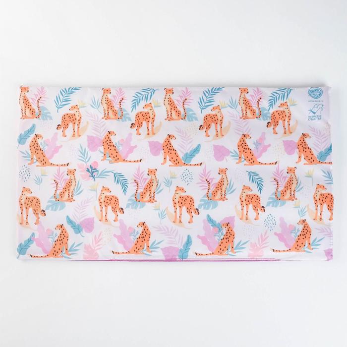 Текстильный матрасик 48х28 см «Леопардовый принт»
Текстильный матрасик 48х28 см «Леопардовый принт»