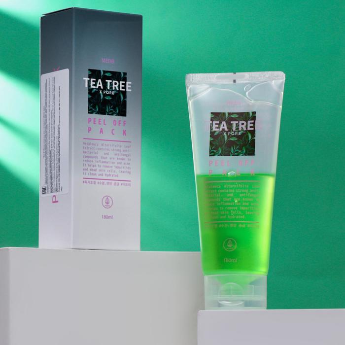 Маска-пленка для лица Med B, с экстрактом чайного дерева, 180 мл
Маска-пленка для лица Med B, с экстрактом чайного дерева, 180 мл