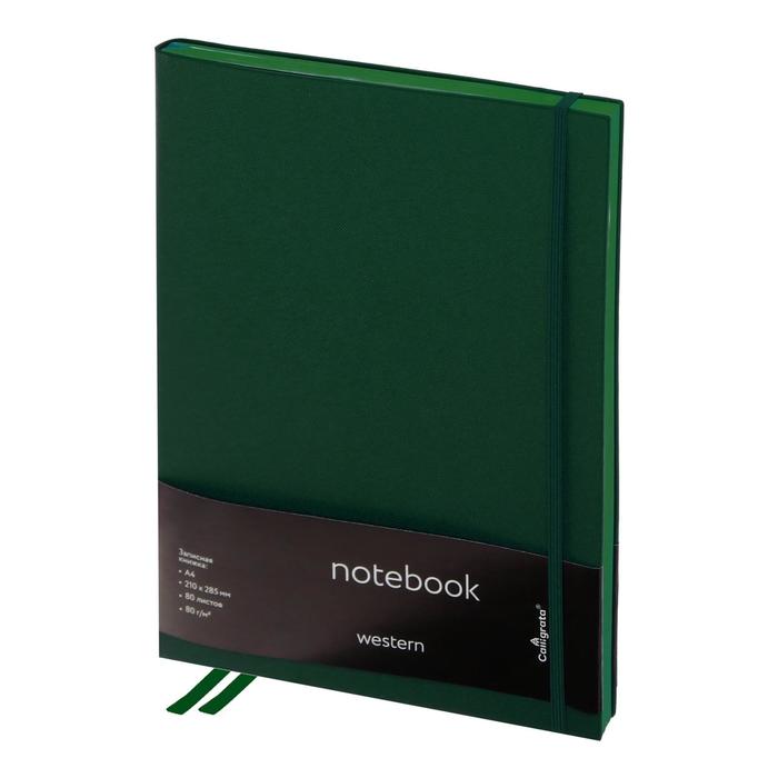 Колледж-тетрадь А5, 80 листов в клетку, кожзам Western, зеленый срез, с резинкой, зеленый
Колледж-тетрадь А5, 80 листов в клетку, кожзам Western, зеленый срез, с резинкой, зеленый