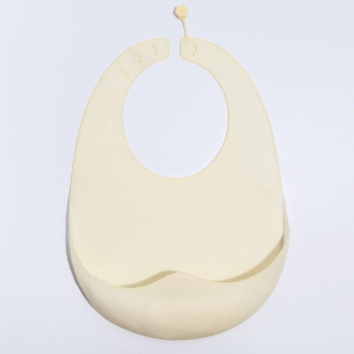 Нагрудник детский, силиконовый с карманом, цвет желтый
Нагрудник детский, силиконовый с карманом, цвет желтый