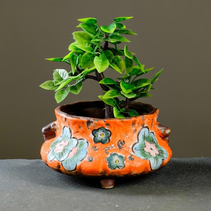 Горшок с цветами, оранжевый, 15,5*15,5*8см
Горшок с цветами, оранжевый, 15,5*15,5*8см