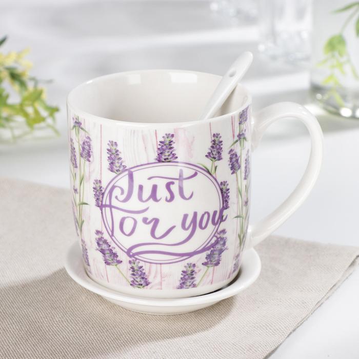 Кружка «Просто для тебя», 360 мл, с подставкой и ложкой, рисунок МИКС
Кружка «Просто для тебя», 360 мл, с подставкой и ложкой, рисунок МИКС