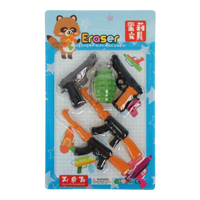 Набор ластиков фигурных 4 штуки МИКС Войнушка (штрихкод на штуке)
Набор ластиков фигурных 4 штуки МИКС Войнушка (штрихкод на штуке)