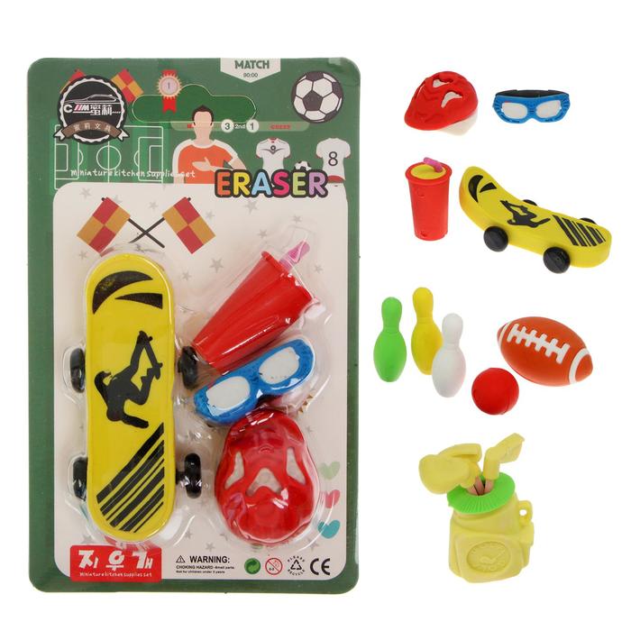 Набор ластиков фигурных 4 штуки МИКС Спорт (штрихкод на штуке)
Набор ластиков фигурных 4 штуки МИКС Спорт (штрихкод на штуке)