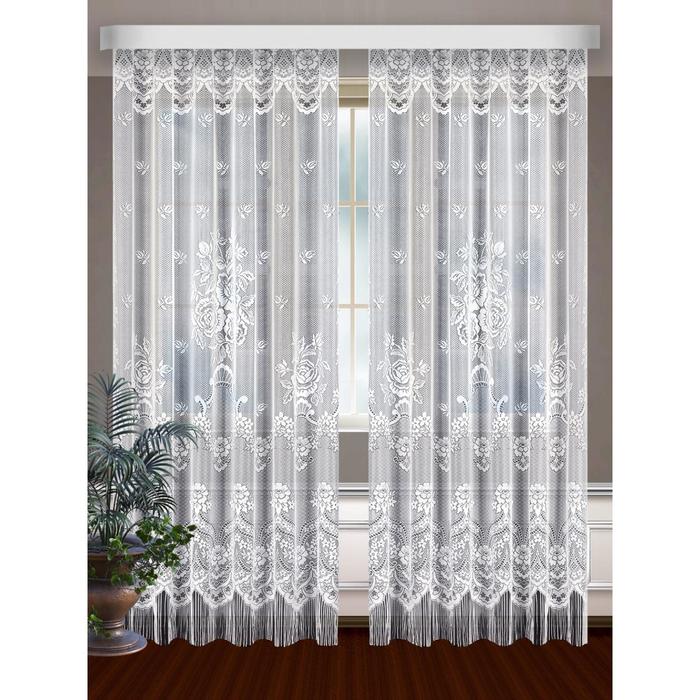 Гардина, размер 250 х 165 - 2 шт.,цвет белый
Гардина, размер 250 х 165 - 2 шт.,цвет белый