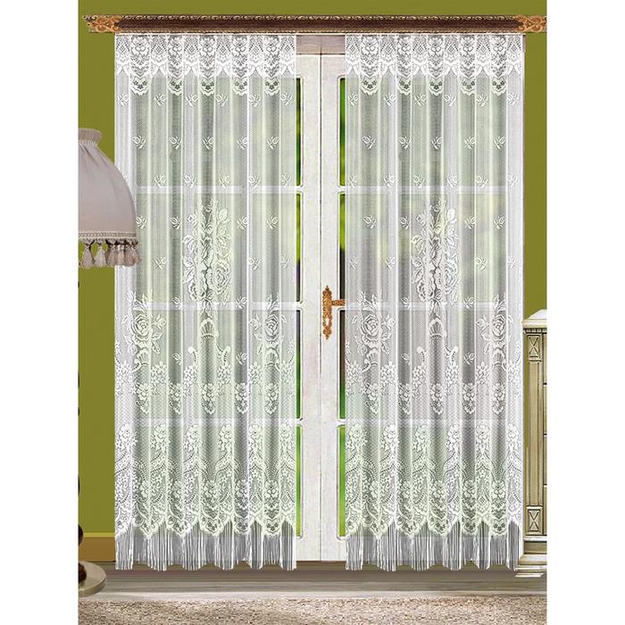 Гардина, размер 110 х 210 - 2 шт.,цвет белый
Гардина, размер 110 х 210 - 2 шт.,цвет белый