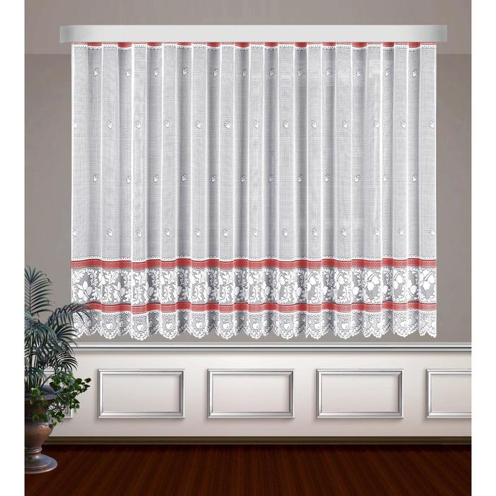 Гардина, размер 400 х 160 см, цвет белый/красный
Гардина, размер 400 х 160 см, цвет белый/красный